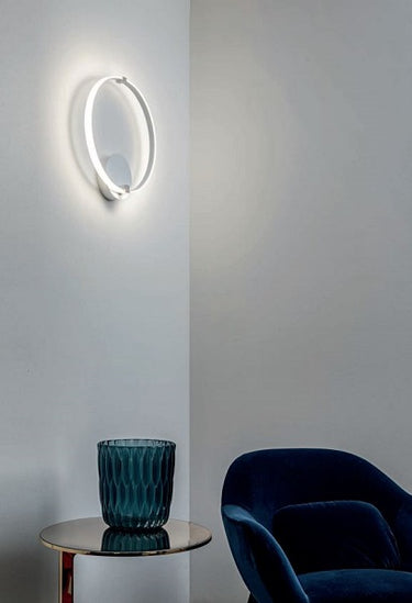 Applique tonda bianco diam. 390 23,1W - WW Athena illuminazione Lampade da parete